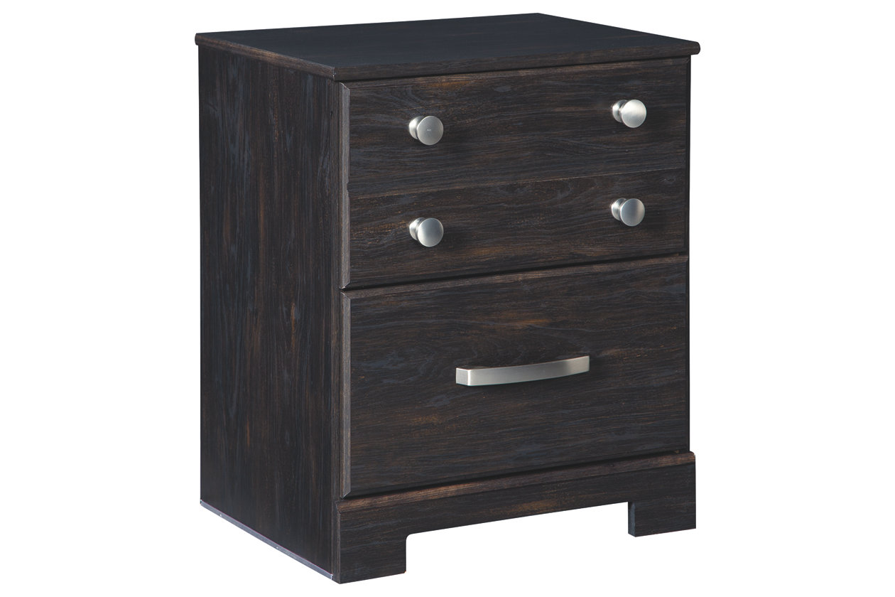 Reylow 2 Drawer Nightstand (B555)